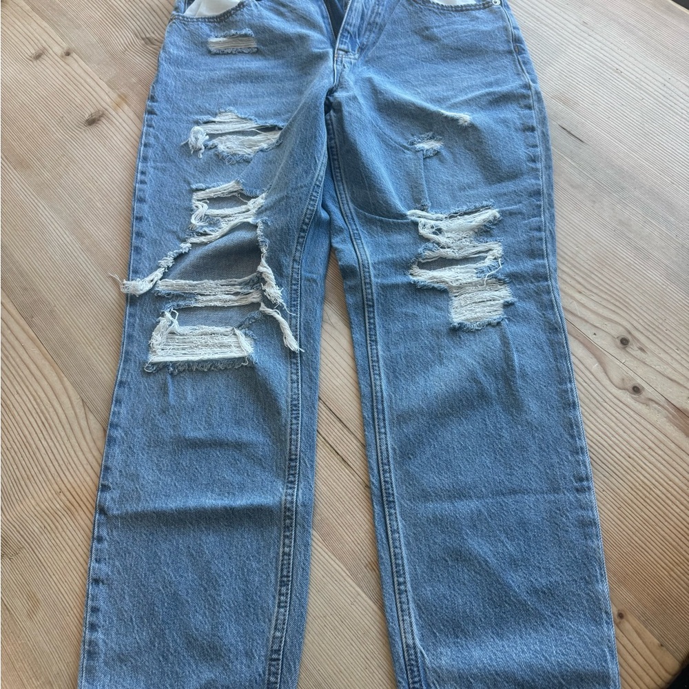 Aeropostale Light Blue Ripped Jeans